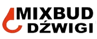 logo mixbud dzwigi wynajem usługi gdańsk